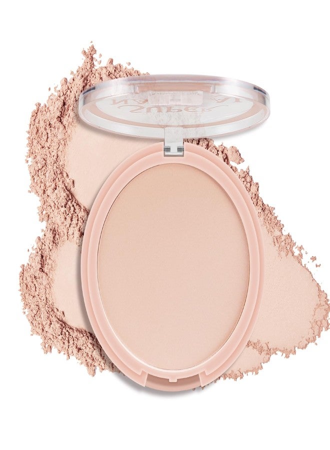 GEUUFEA Hydrating Face Powder, Oil Control Face Pressed Powder, Long-lasting Flawless Setting Powder, Matte Waterproof Makeup for Oily Combination and Mature Skin - Image 1